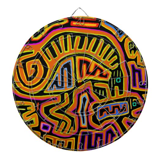 Mola Shaman Peyote Visions Dartscheibe (vorne)