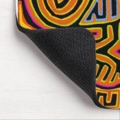 Mola Shaman Peyote Visions Mousepad (Ecke)