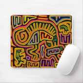Mola Shaman Peyote Visions Mousepad (Mit Mouse)