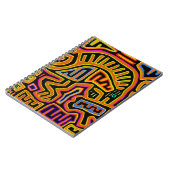 Mola Shaman Peyote Visions Notizblock (Linke Seite)