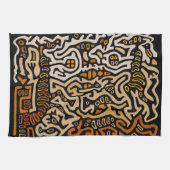 Mola Spirit Souls Dance Geschirrtuch (Horizontal)