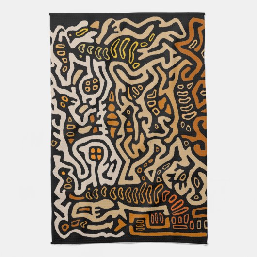 Mola Spirit Souls Dance Geschirrtuch (Vertikal)