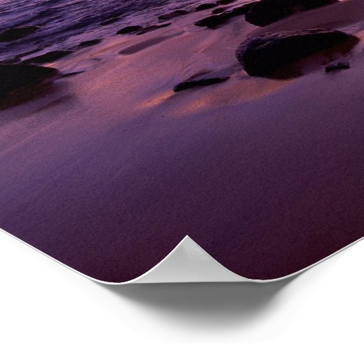 Molaki Sunset Poster (Ecke)