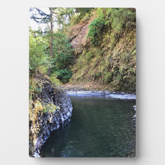 Molalla River, OR Fotoplatte (Vorderseite)