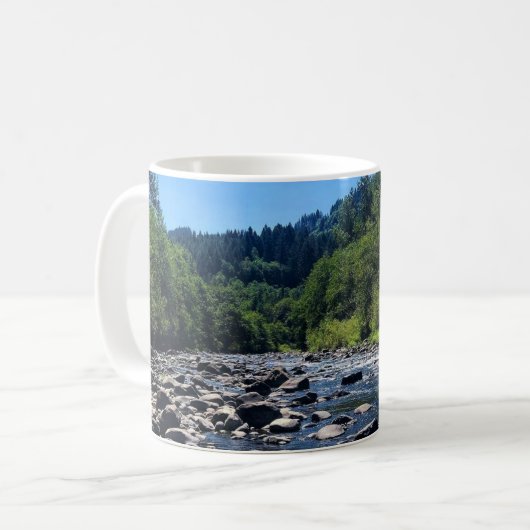 Molalla River, OR Kaffeetasse (Vorderseite Links)
