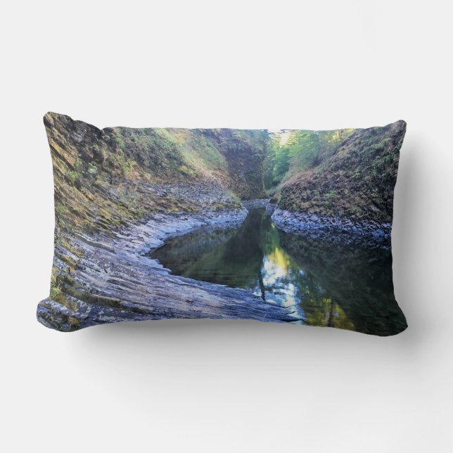 Molalla River, OR Lendenkissen (Vorderseite)