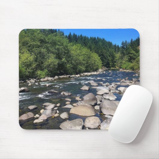 Molalla River, OR Mousepad (Mit Mouse)