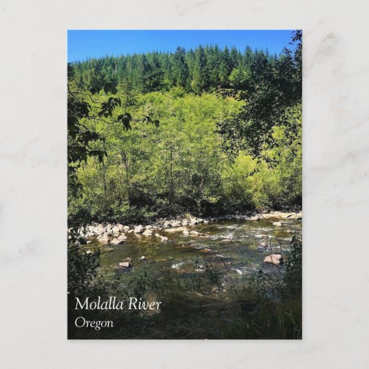 Molalla River, OR Postkarte (Vorderseite)