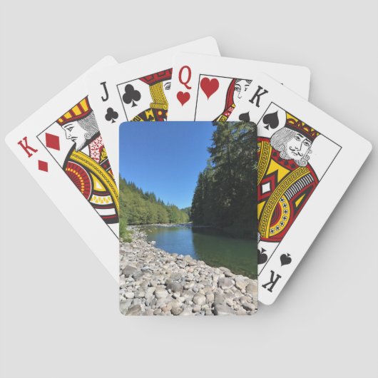 Molalla River, OR Spielkarten (Rückseite)