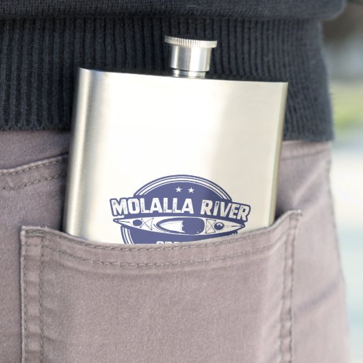 Molalla River Oregon Kayaking Flachmann (Beispiel)