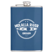 Molalla River Oregon Kayaking Flachmann (Vorderseite)