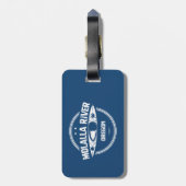 Molalla River Oregon Kayaking Gepäckanhänger (Rückseite vertikal)