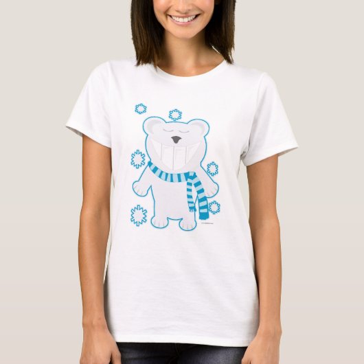 Molar Bear Funny Polar Bären Cartoon Charakter T-Shirt (Vorderseite)