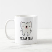 Molar Bear Funny Tooth Puff Kaffeetasse (Links)