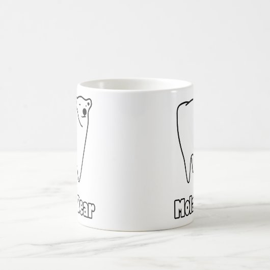 Molar Bear Polar Tooth Bear Kaffeetasse (Mittel)