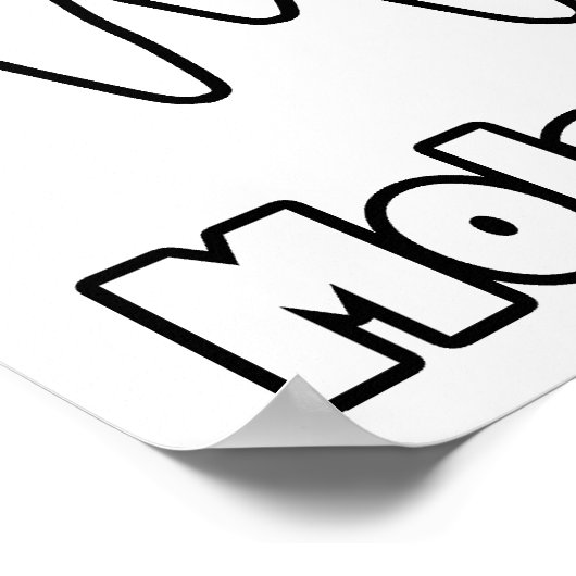 Molar Bear Polar Tooth Bear Poster (Ecke)