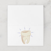 Molar Tooth Platzkarte (Außenseite Aufgefaltet)
