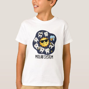 Molares System Lustiger Zahnärztlicher Astronomie- T-Shirt