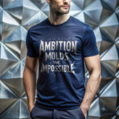 Mold the Impossible with Ambition - Motivierend T-Shirt