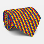 Moldau Flag Honeycomb-Krawatte Krawatte (Gerollt)