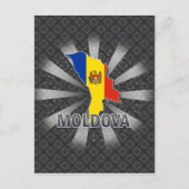 Moldau Flag Karte 2.0 (Vorderseite)
