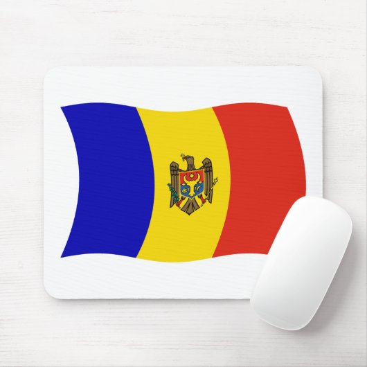 Moldau Flag Mousepad (Mit Mouse)