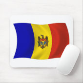 Moldau Flag Mousepad (Mit Mouse)