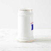 Moldau-Flagge 2 Bierglas (Mittel)