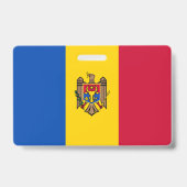 Moldau-Flagge Ausweis (Rückseite)