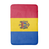 Moldau-Flagge Badematte (Vorderseite Vertikal)