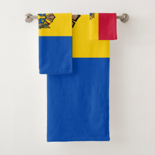 Moldau-Flagge Badhandtuch Set