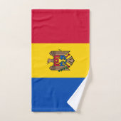 Moldau-Flagge Badhandtuch Set (Handtuch)