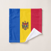 Moldau-Flagge Badhandtuch Set (Waschlappen)