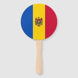 Moldau-Flagge Fächer