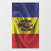 Moldau-Flagge Fensteraufkleber (Blatt)