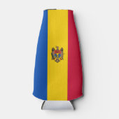 Moldau-Flagge Flaschenkühler (Vorderseite)
