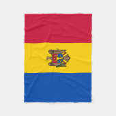 Moldau-Flagge Fleecedecke (Vorderseite)