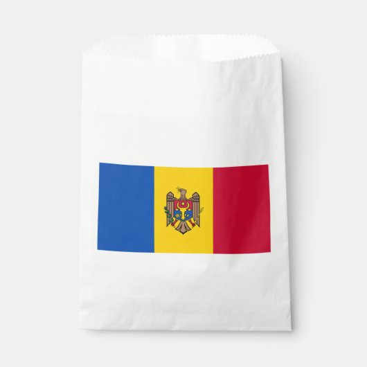 Moldau-Flagge Geschenktütchen (Vorderseite)