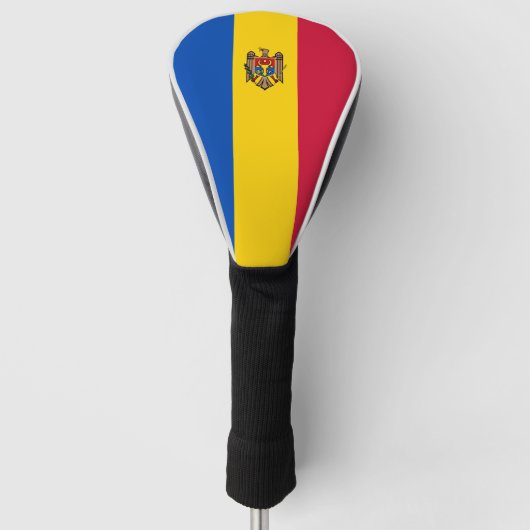 Moldau-Flagge Golf Headcover (Vorderseite)