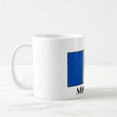 Moldau-Flagge Kaffeetasse (Links)