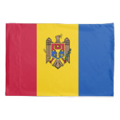 Moldau-Flagge Kissenbezug (Rückseite)