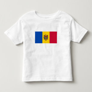 Moldau-Flagge Kleinkind T-shirt