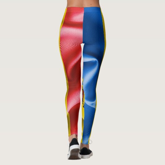 Moldau-Flagge Leggings (Rückseite)