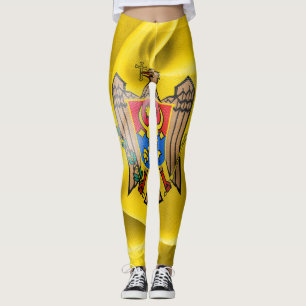 Moldau-Flagge Leggings