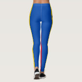 Moldau-Flagge Leggings (Rückseite)