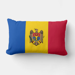 Moldau-Flagge Lendenkissen
