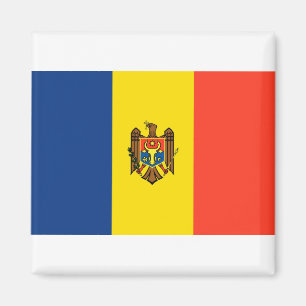 Moldau-Flagge Magnet