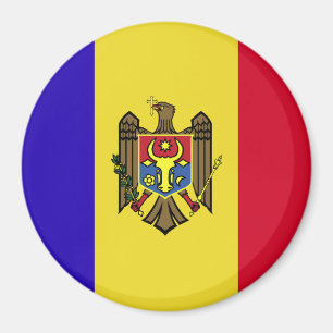 Moldau-Flagge Magnet
