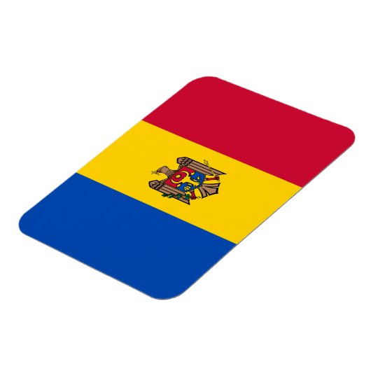 Moldau-Flagge Magnet (Linke Seite)