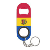 Moldau-Flagge Mini Flaschenöffner (Rückseite)